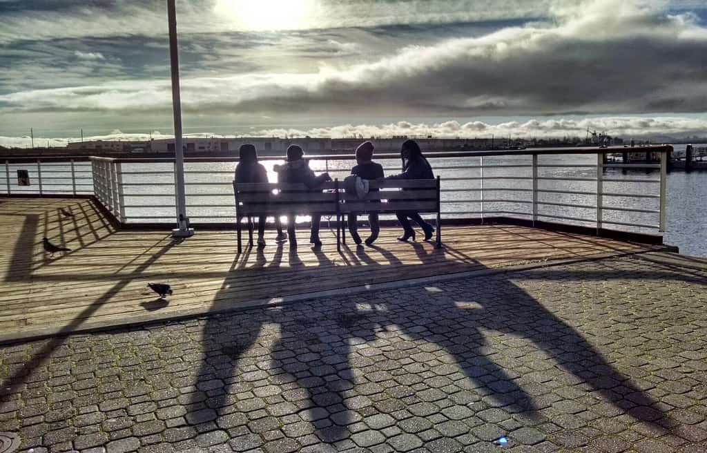 frente al mar
