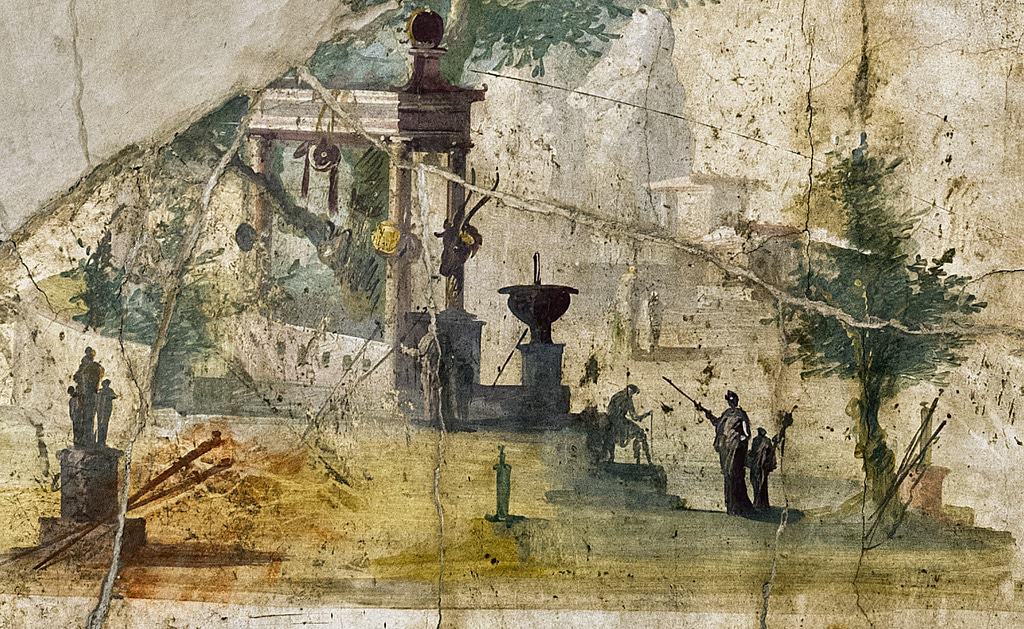Fresco at Naples National Archaeological Museum