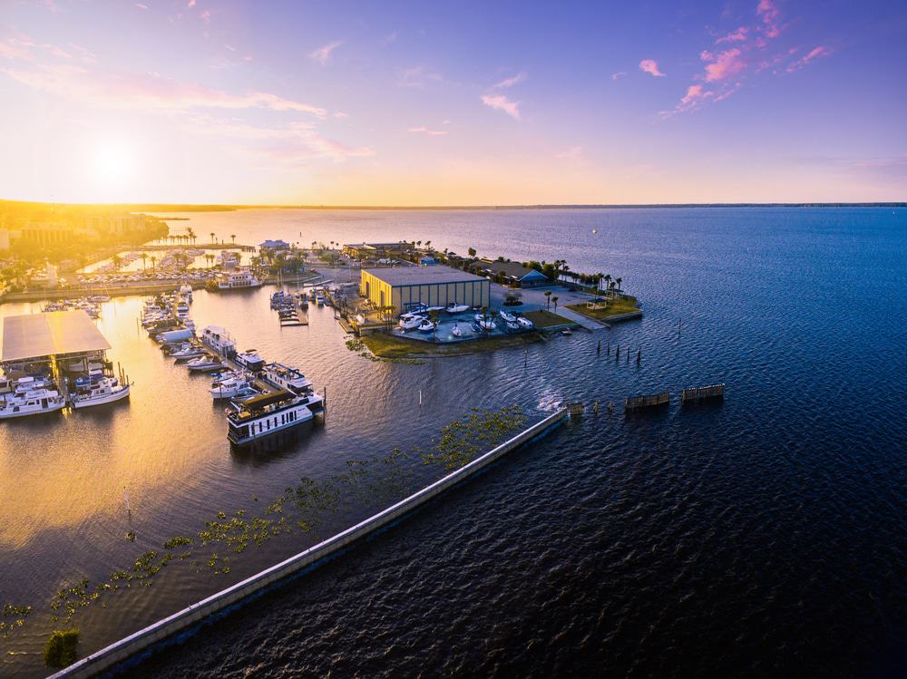 Lake Monroe in Sanford Florida