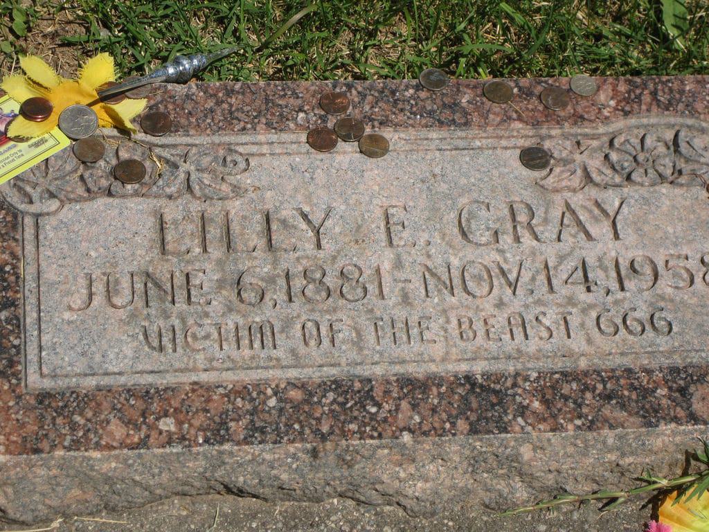 Victim Of The Beast Gravestone