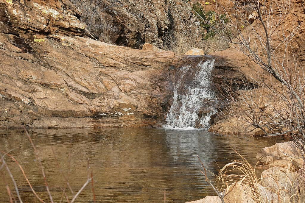 Little Post Oak Falls, Wichita Mountains, Oklahoma