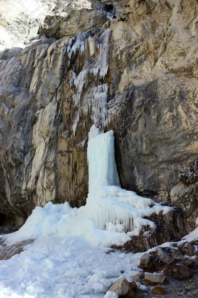Frozen Mary Jane Falls