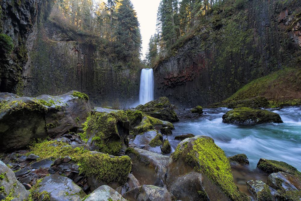 Abiqua Falls in Scotts Mills Oregon
